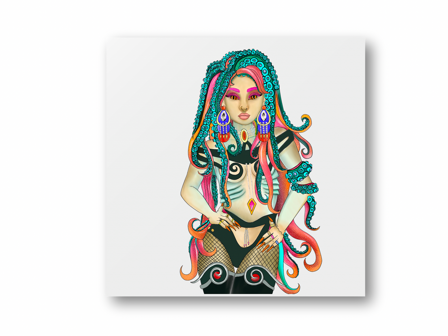 Octo Godess Fantasy Artwork